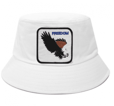 Hoeden - Gårda Freedom Bucket Hat (wit)