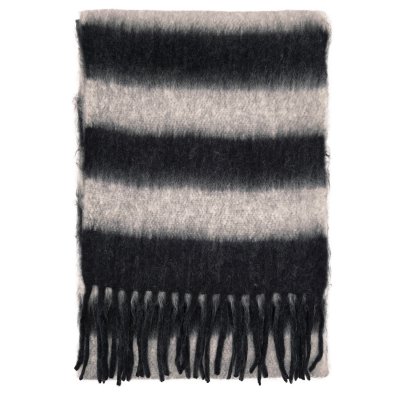 Sjaals - Gårda Dinibor Striped Scarf (grijs/zwart)