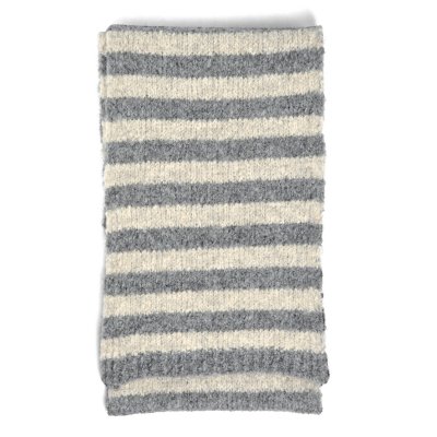 Sjaals - Gårda Grindelwald Striped Wool Mix Scarf (beige/grijs)