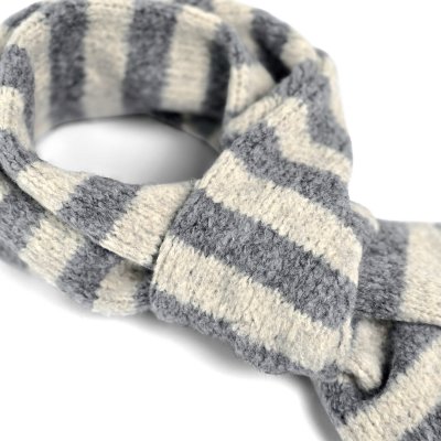 Sjaals - Gårda Grindelwald Striped Wool Mix Scarf (beige/grijs)