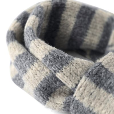 Sjaals - Gårda Grindelwald Striped Wool Mix Scarf (beige/grijs)