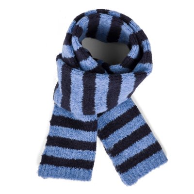 Sjaals - Gårda Grindelwald Striped Wool Mix Scarf (blauw)
