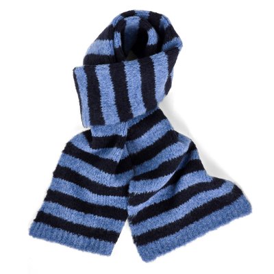 Sjaals - Gårda Grindelwald Striped Wool Mix Scarf (blauw)