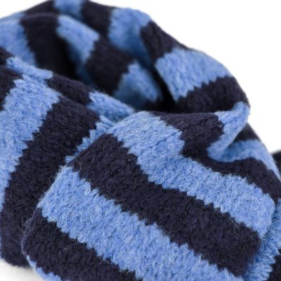 Sjaals - Gårda Grindelwald Striped Wool Mix Scarf (blauw)