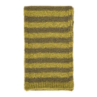 Sjaals - Gårda Grindelwald Striped Wool Mix Scarf (groente)