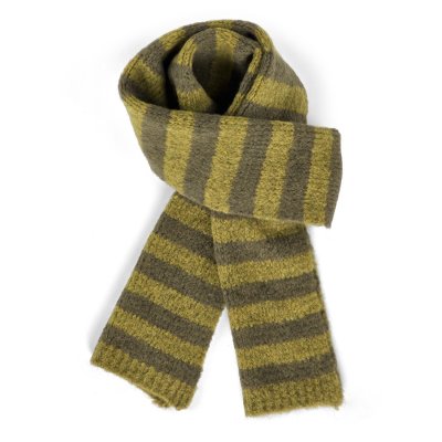 Sjaals - Gårda Grindelwald Striped Wool Mix Scarf (groente)
