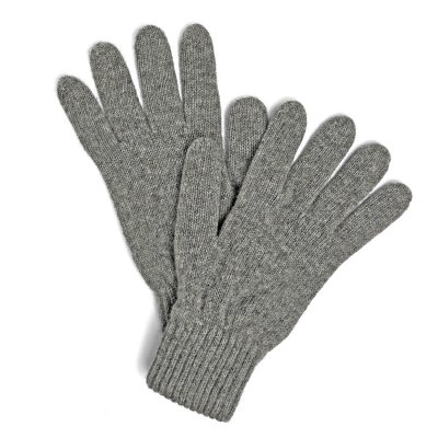 Handschoenen - Gårda Tolmin Knitted Wool Mix Gloves (grijs)