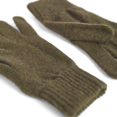 Handschoenen - Gårda Tolmin Knitted Wool Mix Gloves (groente)
