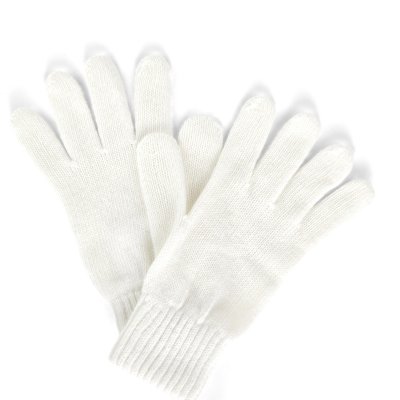 Handschoenen - Gårda Tolmin Knitted Wool Mix Gloves (wit)
