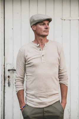 Flat cap - CTH Ericson Edward Pepita Ivy Cap (groen/beige)