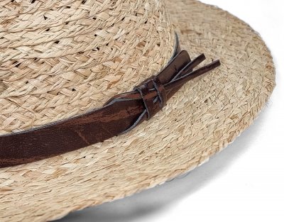 Hoeden - Gårda Pampaneria Raffia Fedora (naturel)
