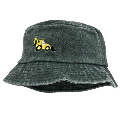 Hoeden Kind - Gårda Bulldozer Bucket Hat (groente)