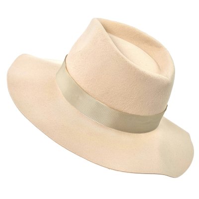 Hoeden - Gårda Carlow Wool Fedora (beige)