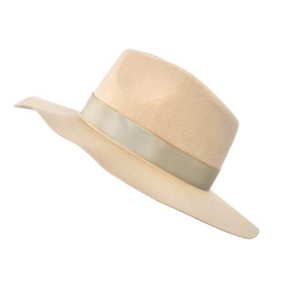 Hoeden - Gårda Carlow Wool Fedora (beige)