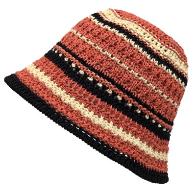 Hoeden - Gårda Adeje Knitted Bucket Hat (rood/multi)