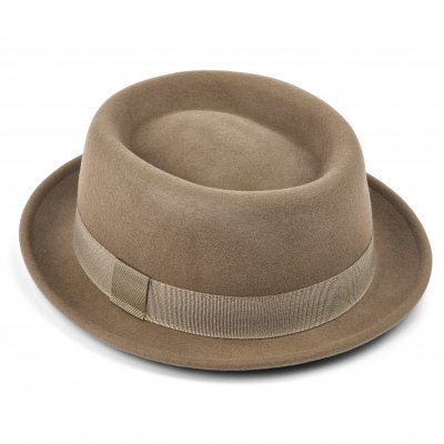 Hattar - Gårda Asolo Pork Pie Wool Hat (beige)