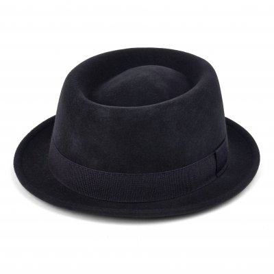 Hoeden - Gårda Asolo Pork Pie Wool Hat (blauw)