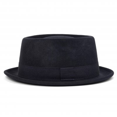 Hoeden - Gårda Asolo Pork Pie Wool Hat (blauw)