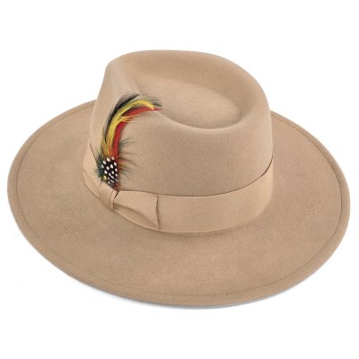 Hoeden - Gårda Astoria Fedora (beige)