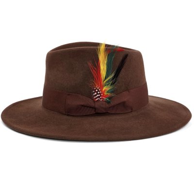 Hoeden - Gårda Astoria Fedora (bruin)