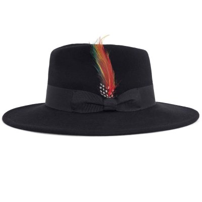Hoeden - Gårda Astoria Fedora (zwart)