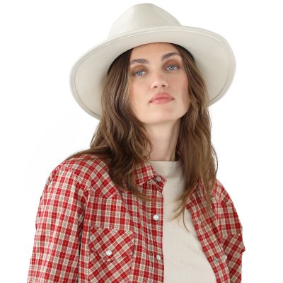 Hoeden - Gårda Astoria Fedora (wit)