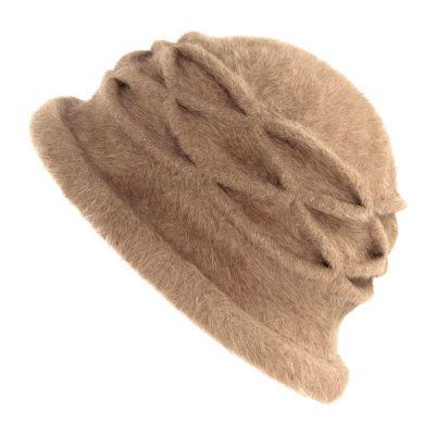 Hoeden - Gårda Atri Angora Cloche (bruin)