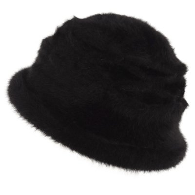 Hoeden - Gårda Atri Angora Cloche (zwart)