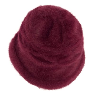 Hoeden - Gårda Atri Angora Cloche (bordeaux)