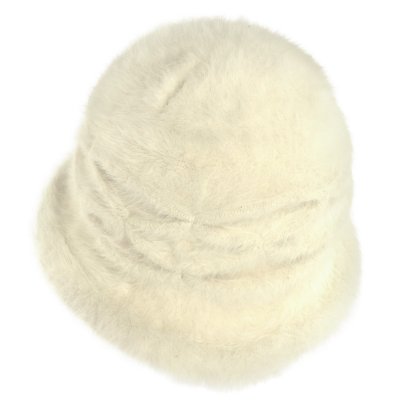Hoeden - Gårda Atri Angora Cloche (wit)