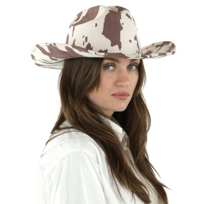 Hoeden - Gårda Bozeman Cowboy (wit/bruin)
