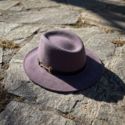Hoeden - Gårda Braga Wool felt Fedora (grijs)