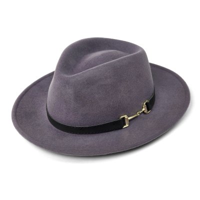 Hoeden - Gårda Braga Wool felt Fedora (grijs)