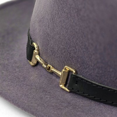 Hoeden - Gårda Braga Wool felt Fedora (grijs)