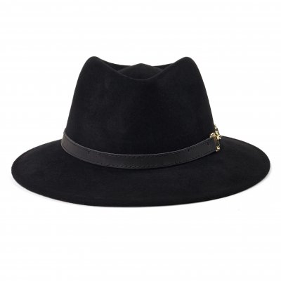 Hoeden - Gårda Braga Wool felt Fedora (zwart)