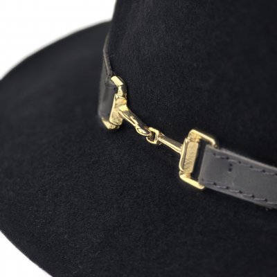 Hoeden - Gårda Braga Wool felt Fedora (zwart)