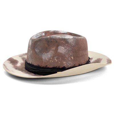 Hoeden - Gårda Buchanan Distressed Fedora (bruin)