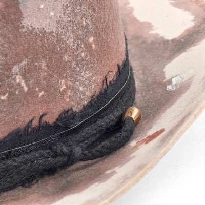 Hoeden - Gårda Buchanan Distressed Fedora (bruin)