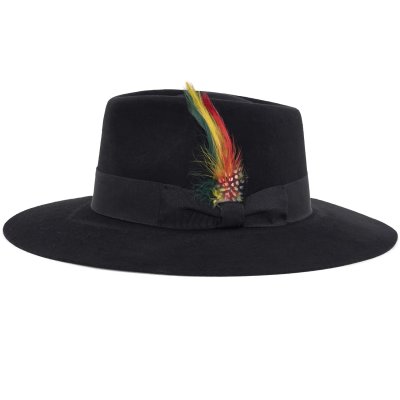 Hoeden - Gårda Everett Fedora (zwart)