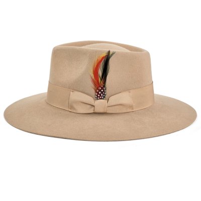Hoeden - Gårda Everett Fedora (beige)