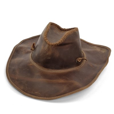 Hoeden - Gårda Grafton Leather Cowboy (bruin)