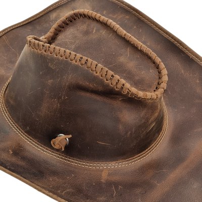 Hoeden - Gårda Grafton Leather Cowboy (bruin)