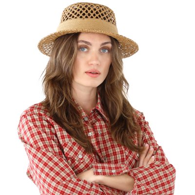 Stro hoed - Gårda Granada Sun Hat (khaki)