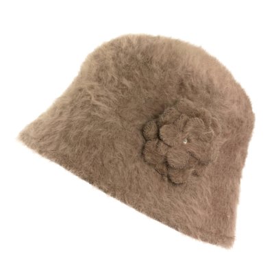 Hoeden - Gårda Le Vigan Angora Bucket Hat (bruin)