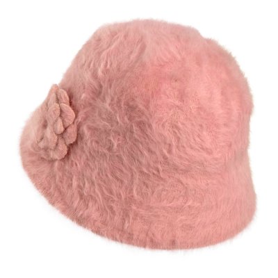 Hoeden - Gårda Le Vigan Angora Bucket Hat (roze)