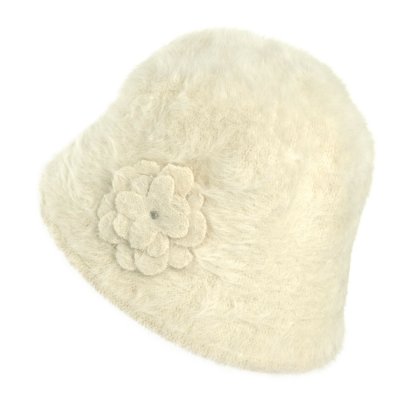 Hoeden - Gårda Le Vigan Angora Bucket Hat (wit)