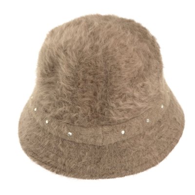 Hoeden - Gårda Liskeard Angora Bucket Hat (bruin)