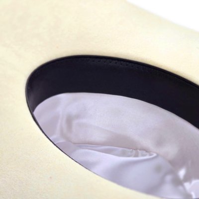 Hoeden - Gårda Marcola Wide brimmed Fedora (wit)