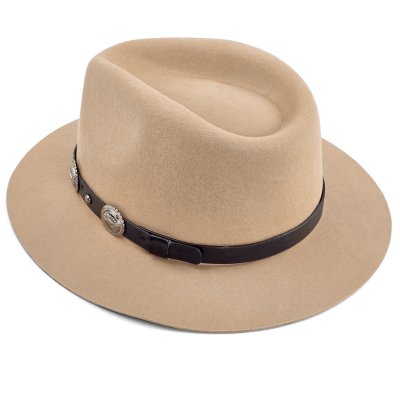 Hoeden - Gårda Maricopa Fedora (beige)