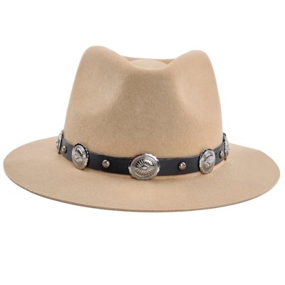 Hoeden - Gårda Maricopa Fedora (beige)